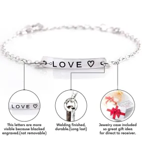 925 Silver Baby name Bracelets for Infant Girls - Personalized Name Bracelets for Women - Custom Baby Jewelry for Infant Girls - Ideal Christmas Gifts - Elegant Name Jewelry