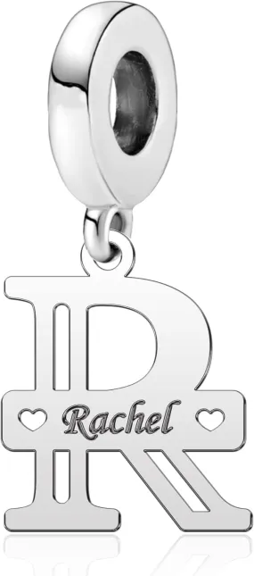 CharmSStory Personalized Initial Customized Name Charms for Pandora Bracelets Dangle Birthday Christmas Charm Beads for Women s