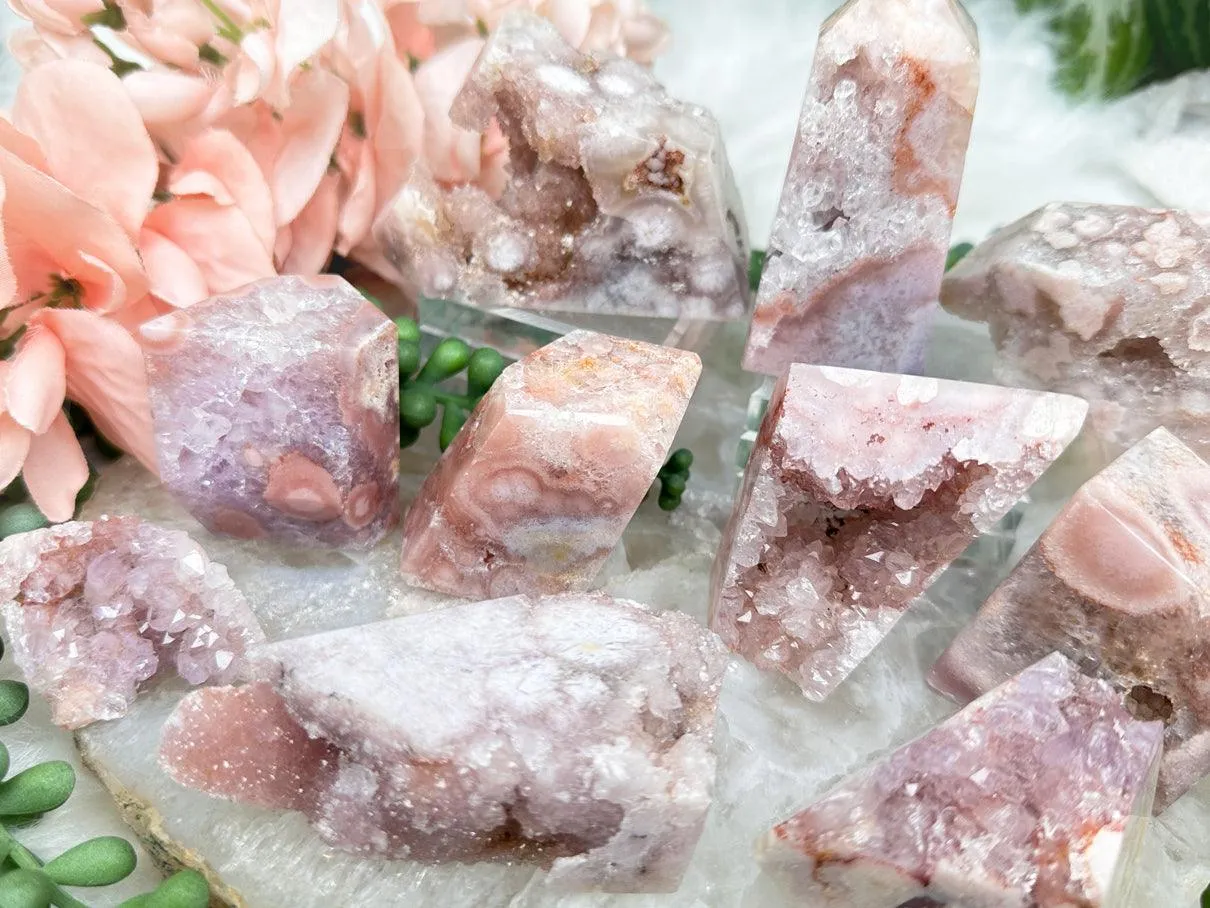 Flower Agate Freeforms