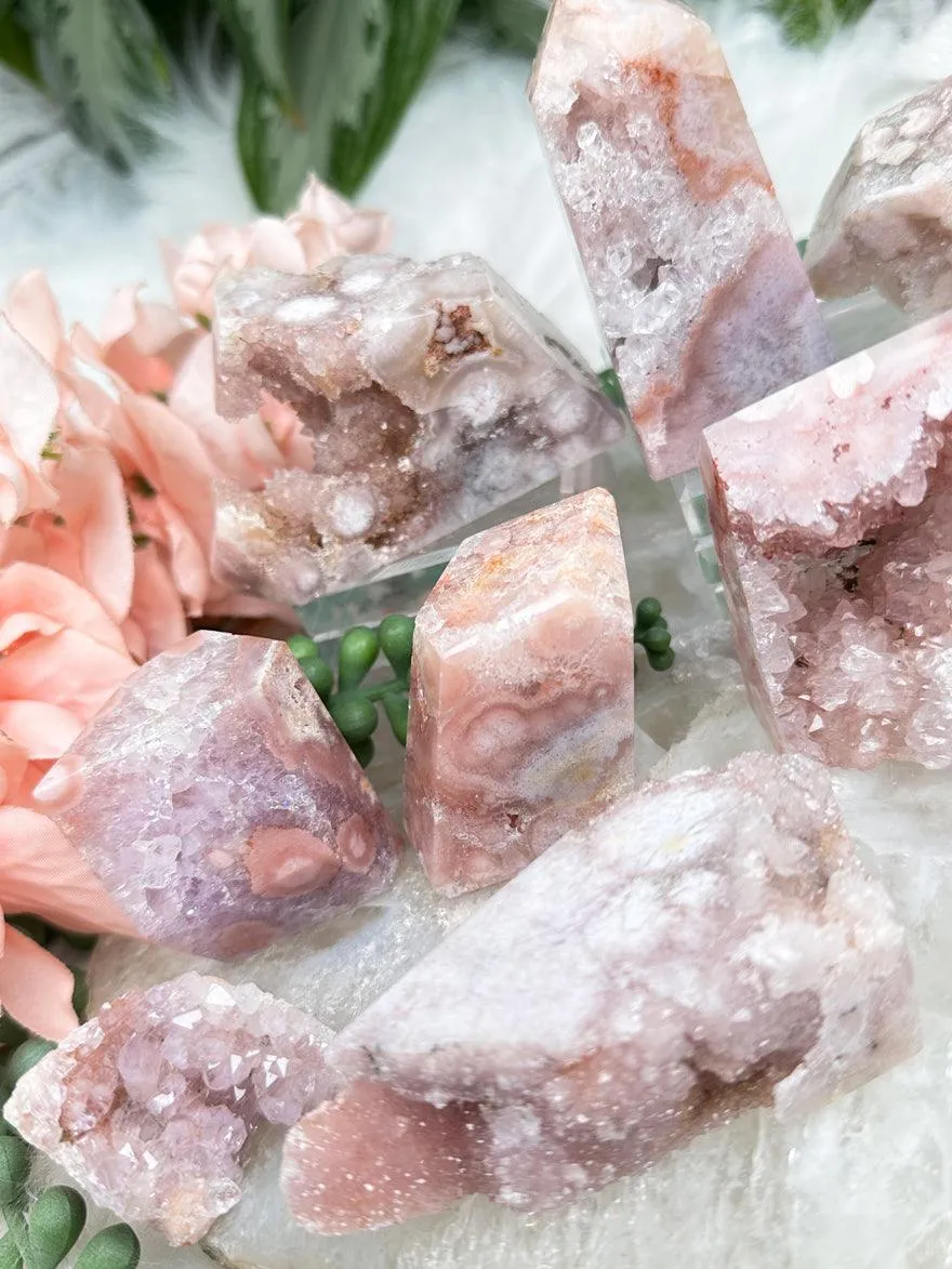Flower Agate Freeforms