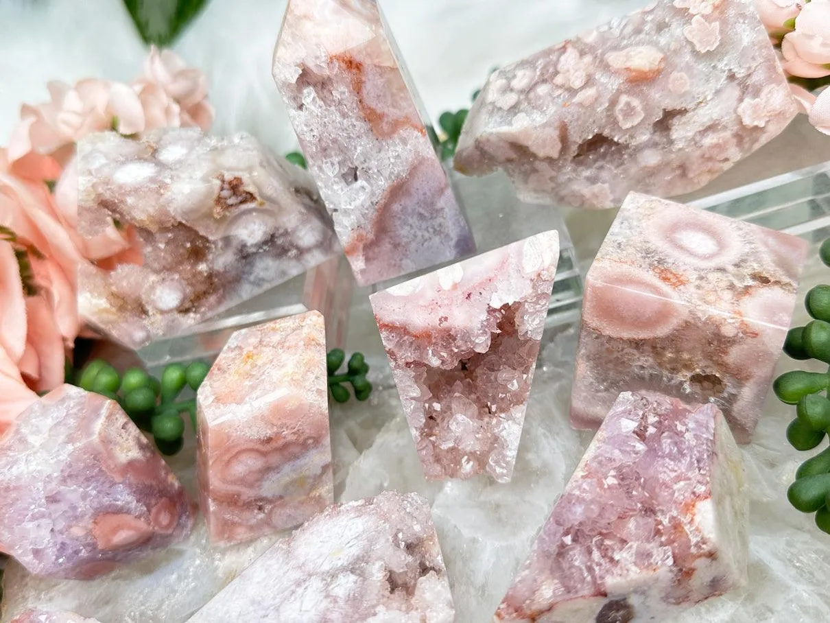 Flower Agate Freeforms