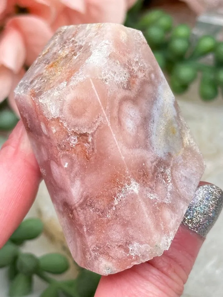 Flower Agate Freeforms