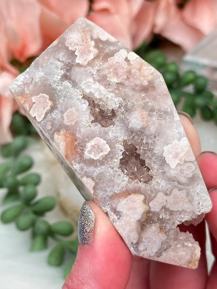 Flower Agate Freeforms