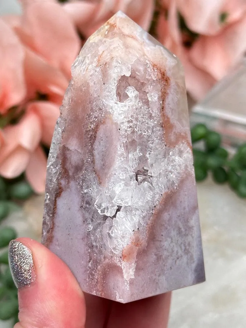 Flower Agate Freeforms