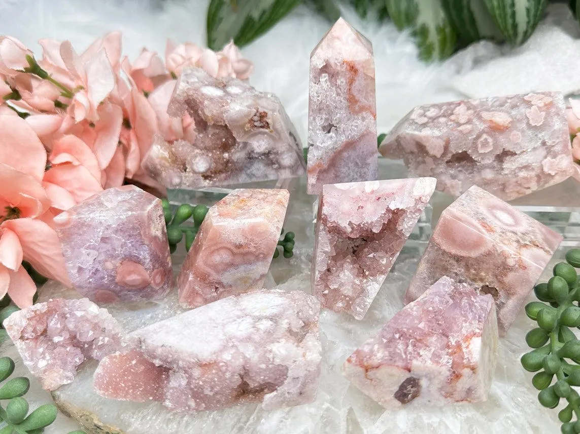 Flower Agate Freeforms