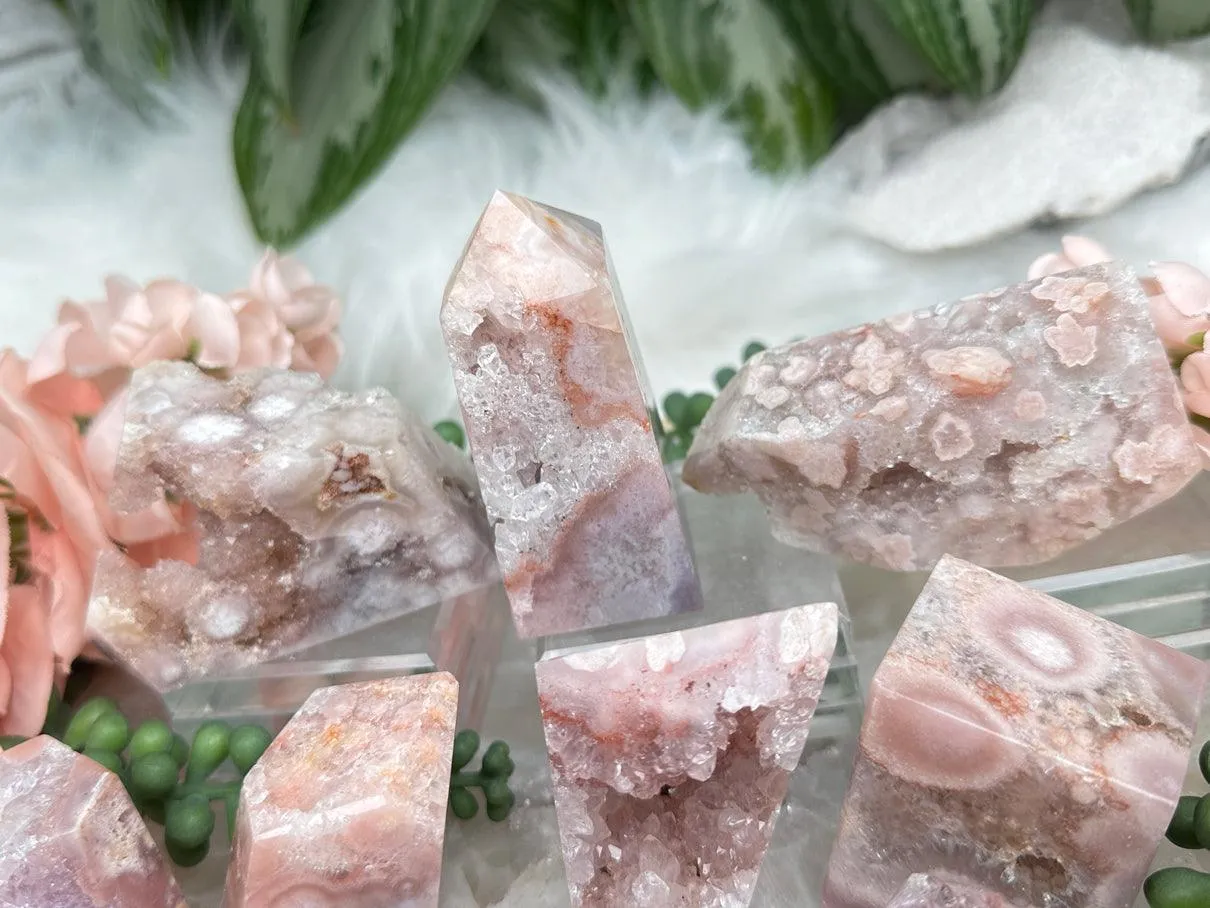 Flower Agate Freeforms