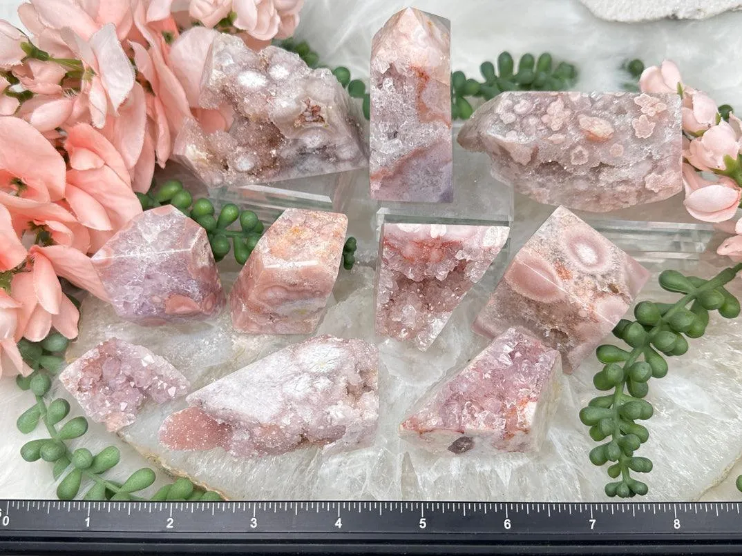 Flower Agate Freeforms