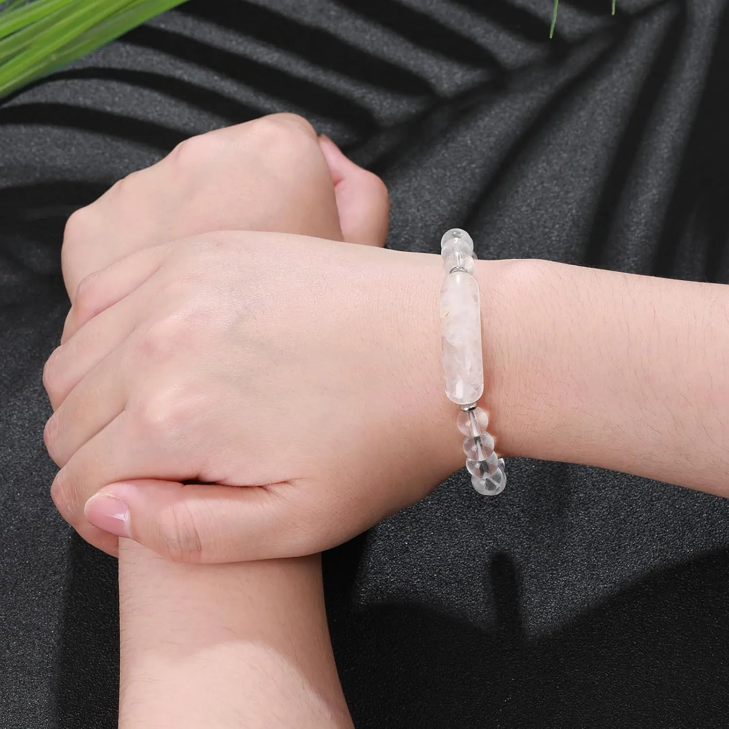 Gemstone Crystal Beaded Bracelet for Mama Nana,Natural Stone Bracelet for Sister Daughter Wife,Birthday Anniversary Holiday Bracelet for Women