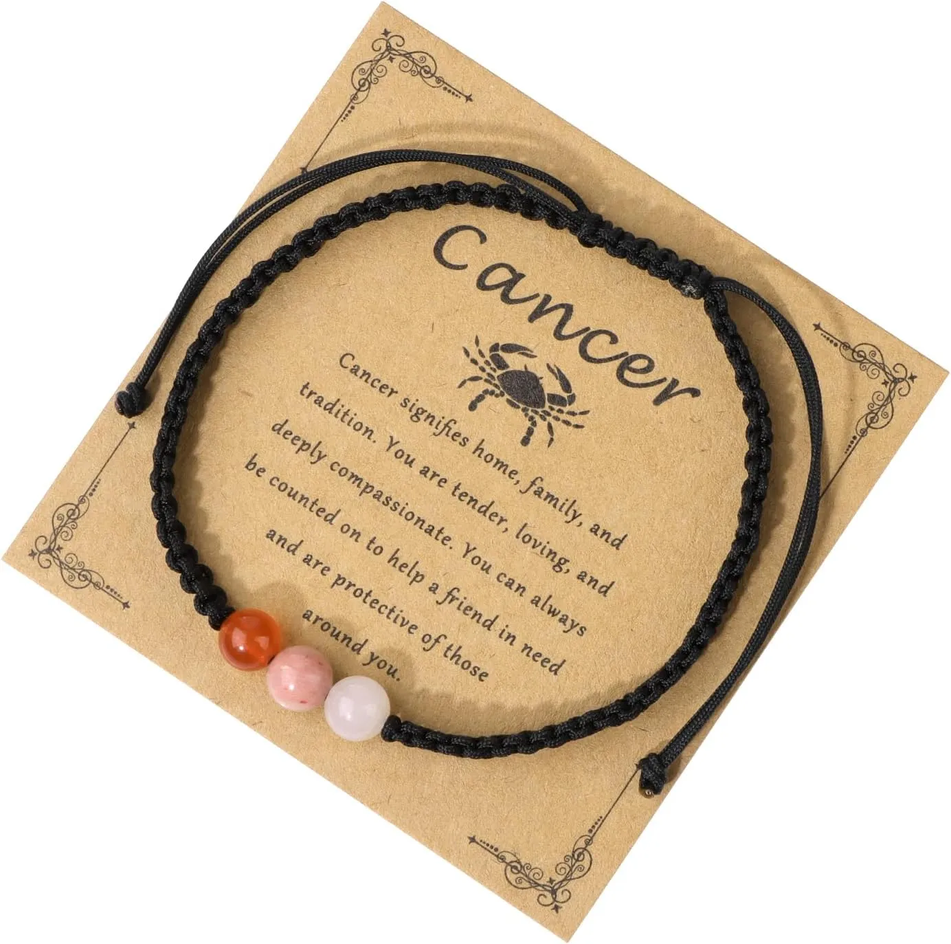 GolbalJew Zodiac Bracelets for Women Healing Crystal Stone 6mm Beads Bracelet Birthday Zodiac Gifts Horoscope Spiritual Bracelet
