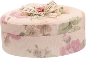 Homoyoyo Elegant Vintage Jewelry Organizer Mirror Large Box for Earring Necklace Storage