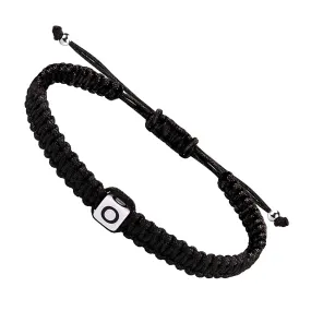 Initial Bracelets for Couples Women Men Initial Charm Handmade Rope Braided Letter Bracelet for Teen Girls Boys Adjustable Jewelry Christmas Gifts for Him Her (O)