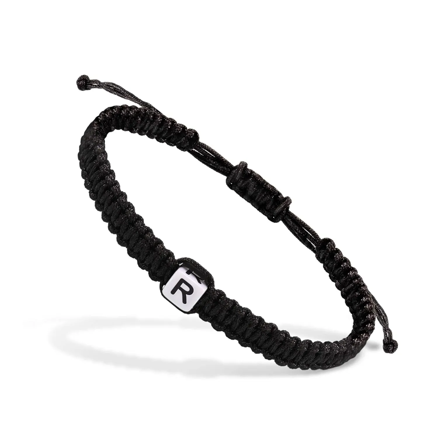 Initial Bracelets for Women Girls Personalized Handmade Bracelets Letter R Initial Charm Bracelet for Men Boy Birthday Gifts Christmas Gifts