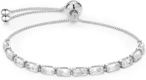 J.Fée Gold Tennis Bracelet, S925 Bracelet Plated 14K Gold with Sparkling 5A Cubic Zirconia Gold Bracelets for Women Adjustable Bracelets for Women Bracelets Womens Bracelet Gifts for Women Mom Friend