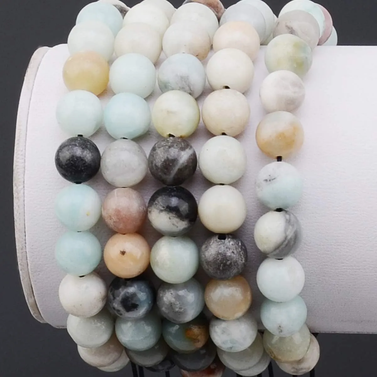MASSIVE BEADS Natural Healing Power Gemstone Crystal Beads Unisex Adjustable Macrame Bracelets