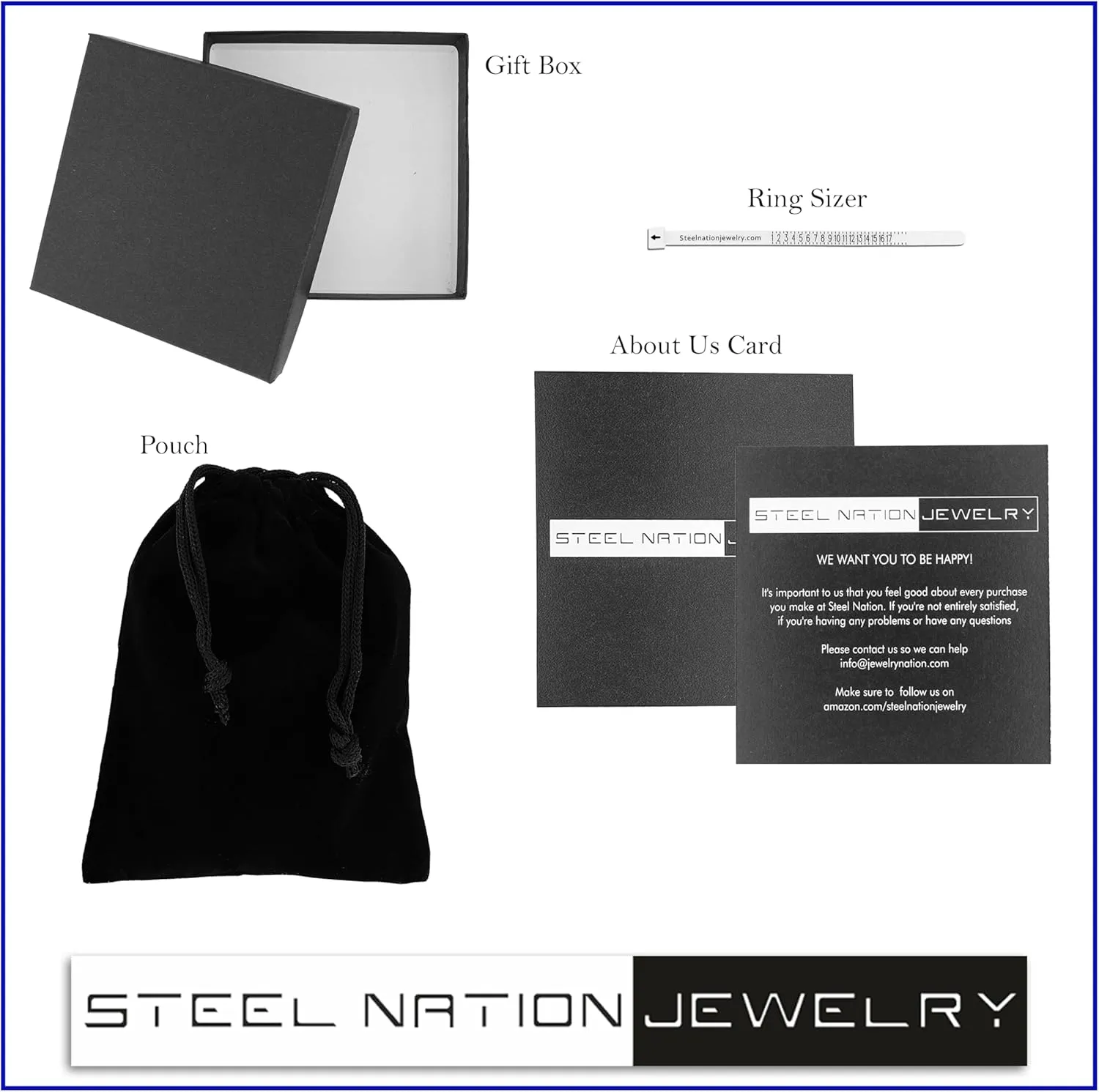 Men's Stainless Steel Bead Beaded Adjustable Nylon Bolo Bracelet - Choice of Color