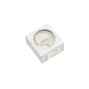 Mud Pie Children's Gold Boxed Cross Bracelet