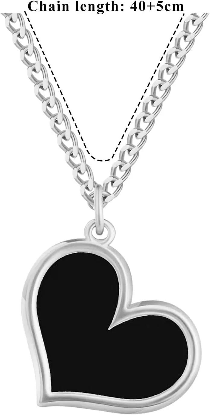 Necklaces for Teen Girls Initials Silver Necklace Heart Pendant Cubic Zirconia Necklace Cute Letter Initial Necklaces Handmade Necklaces Dainty Gold Necklace Jewelry Gifts for Women
