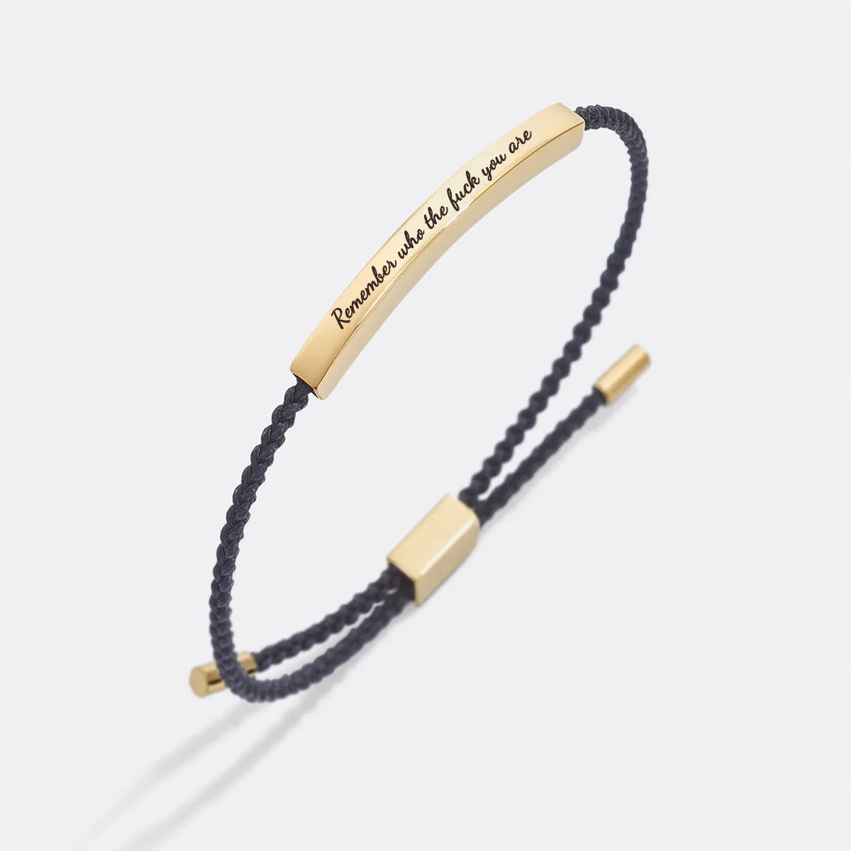 Remember Who the F♥ck You Are Tube Bracelet