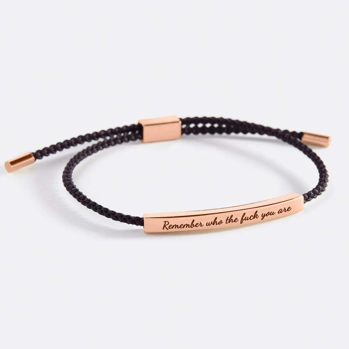 Remember Who the F♥ck You Are Tube Bracelet
