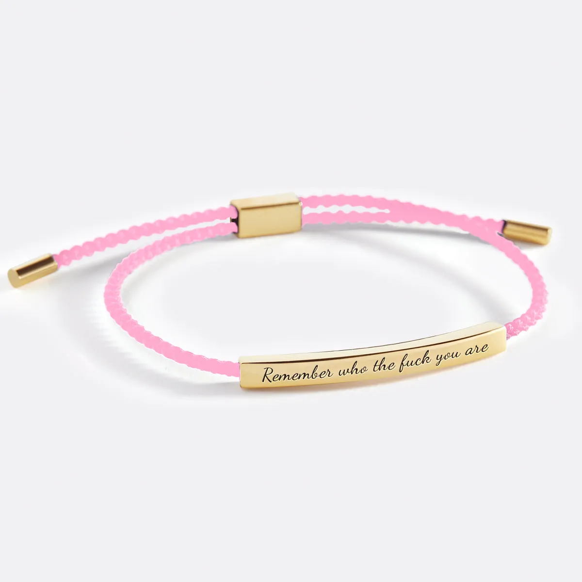 Remember Who the F♥ck You Are Tube Bracelet