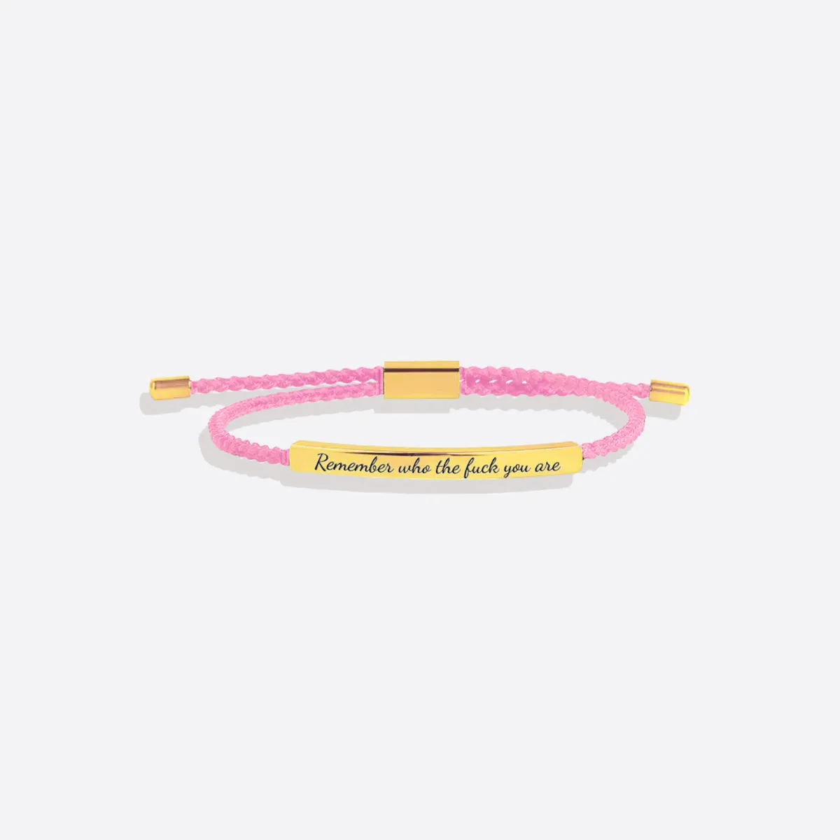 Remember Who the F♥ck You Are Tube Bracelet