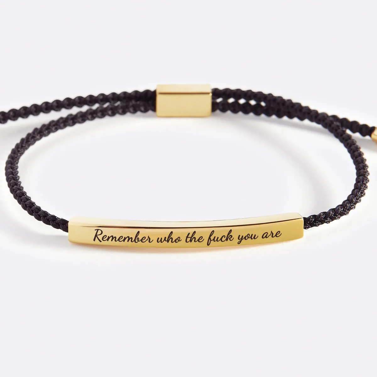 Remember Who the F♥ck You Are Tube Bracelet