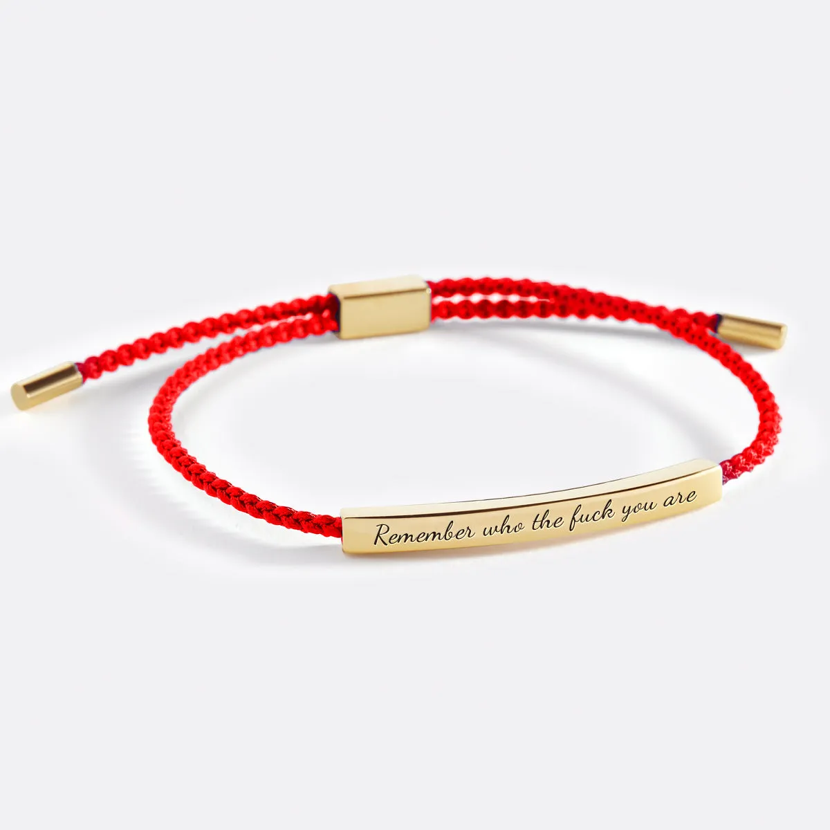 Remember Who the F♥ck You Are Tube Bracelet