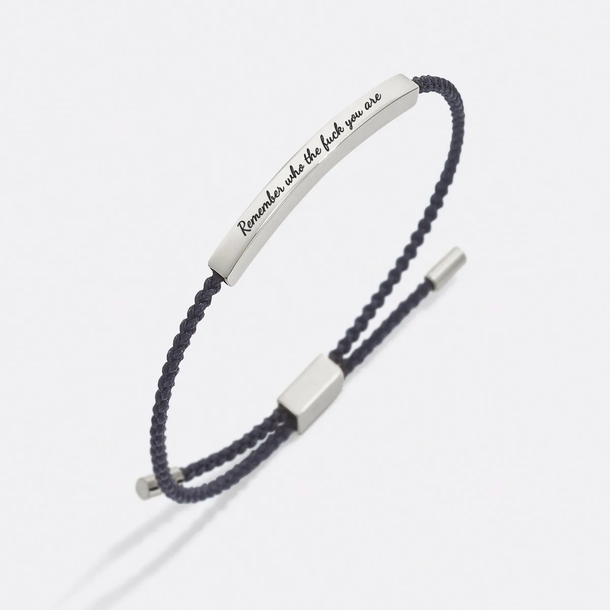 Remember Who the F♥ck You Are Tube Bracelet