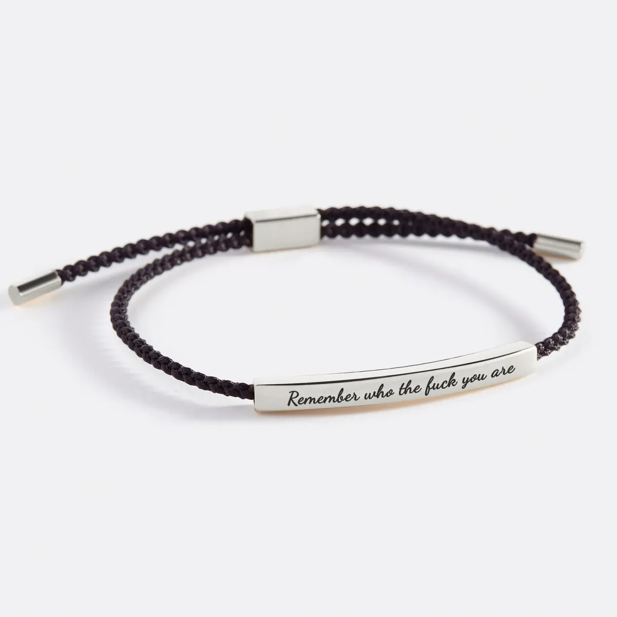 Remember Who the F♥ck You Are Tube Bracelet