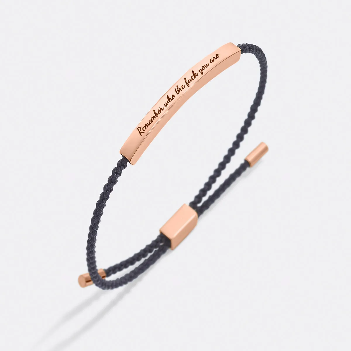 Remember Who the F♥ck You Are Tube Bracelet