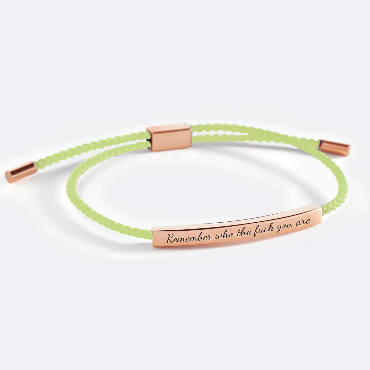 Remember Who the F♥ck You Are Tube Bracelet