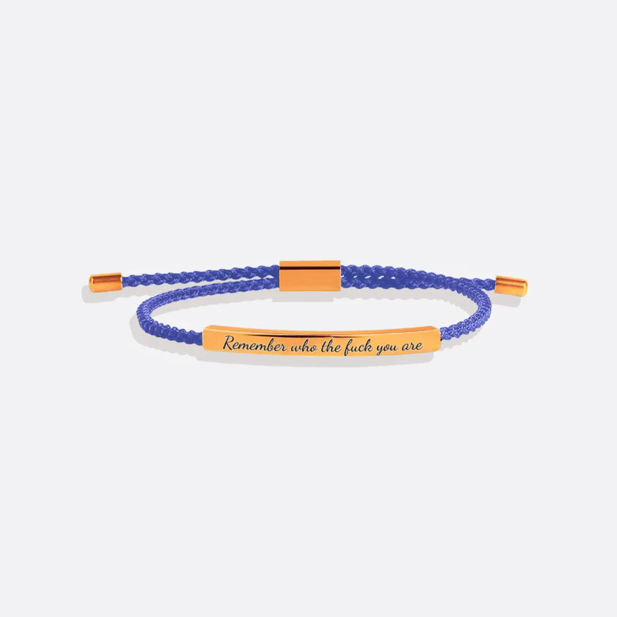 Remember Who the F♥ck You Are Tube Bracelet