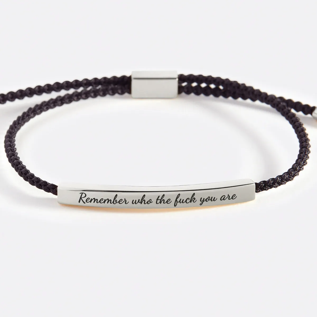 Remember Who the F♥ck You Are Tube Bracelet