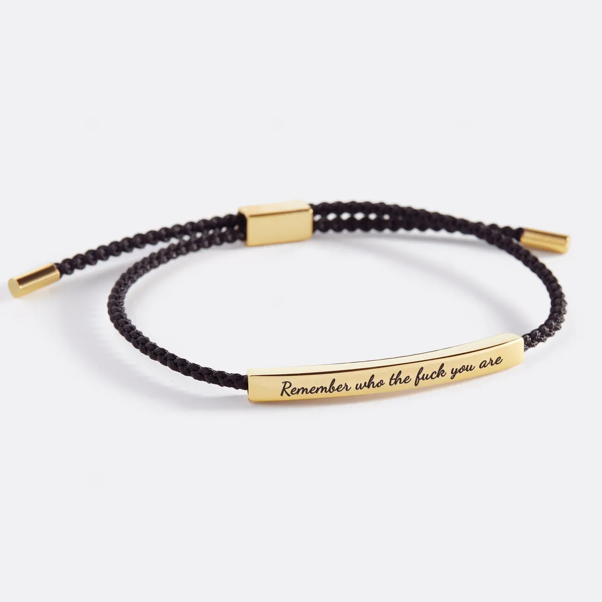Remember Who the F♥ck You Are Tube Bracelet