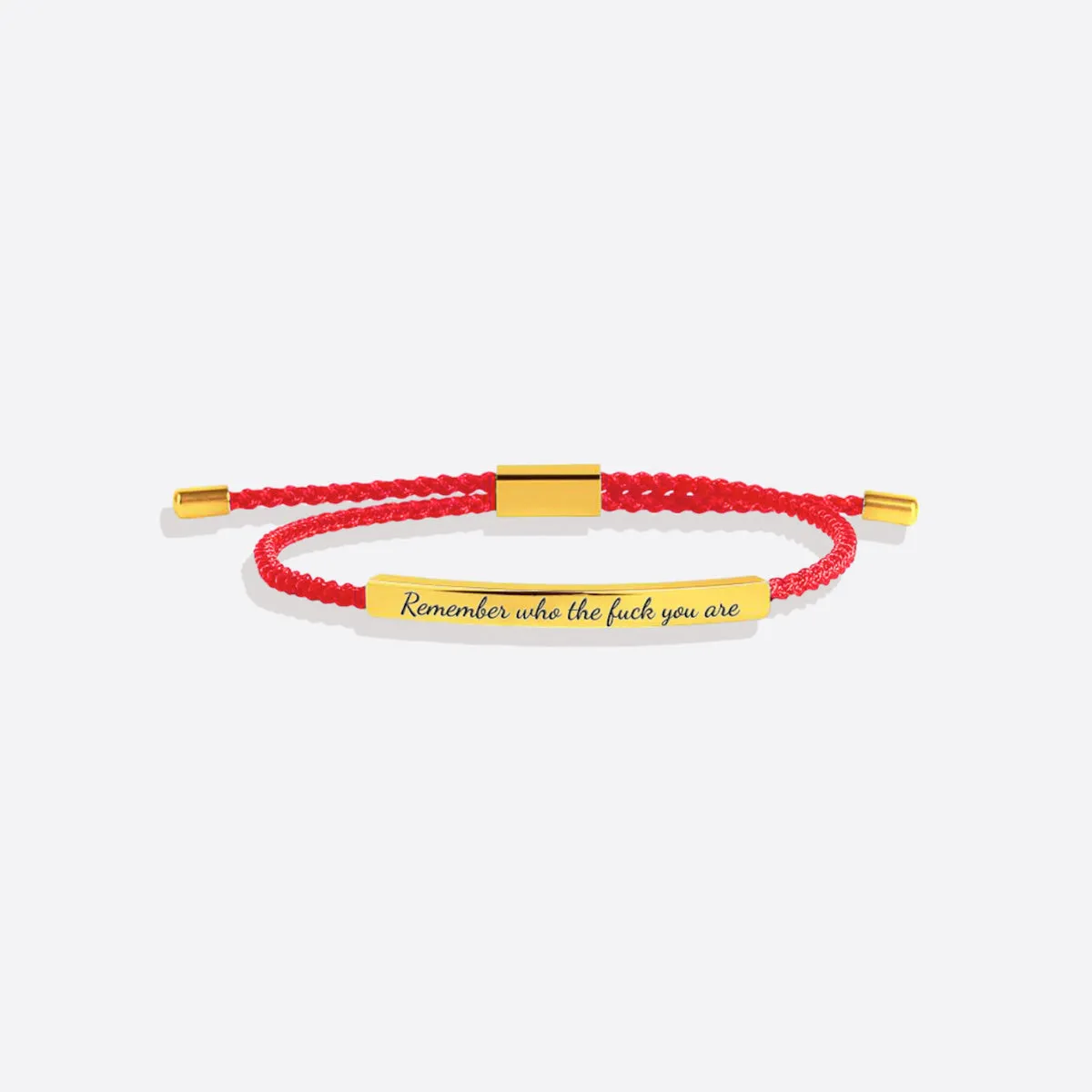 Remember Who the F♥ck You Are Tube Bracelet