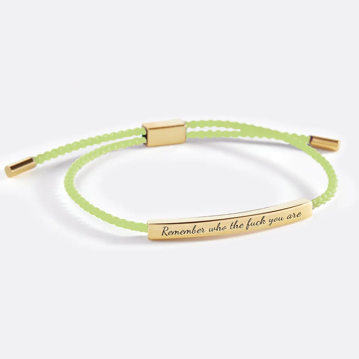 Remember Who the F♥ck You Are Tube Bracelet