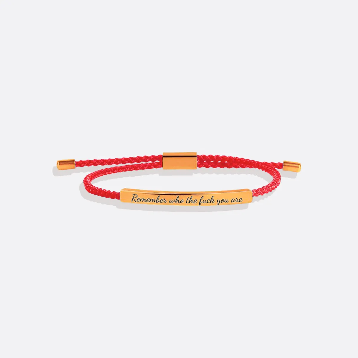 Remember Who the F♥ck You Are Tube Bracelet