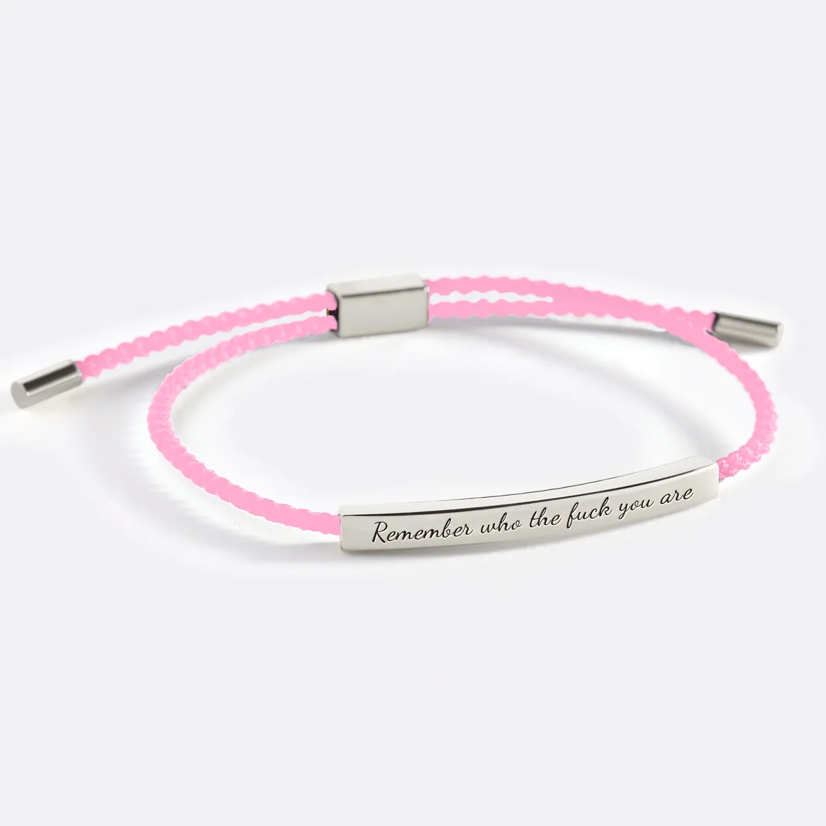 Remember Who the F♥ck You Are Tube Bracelet
