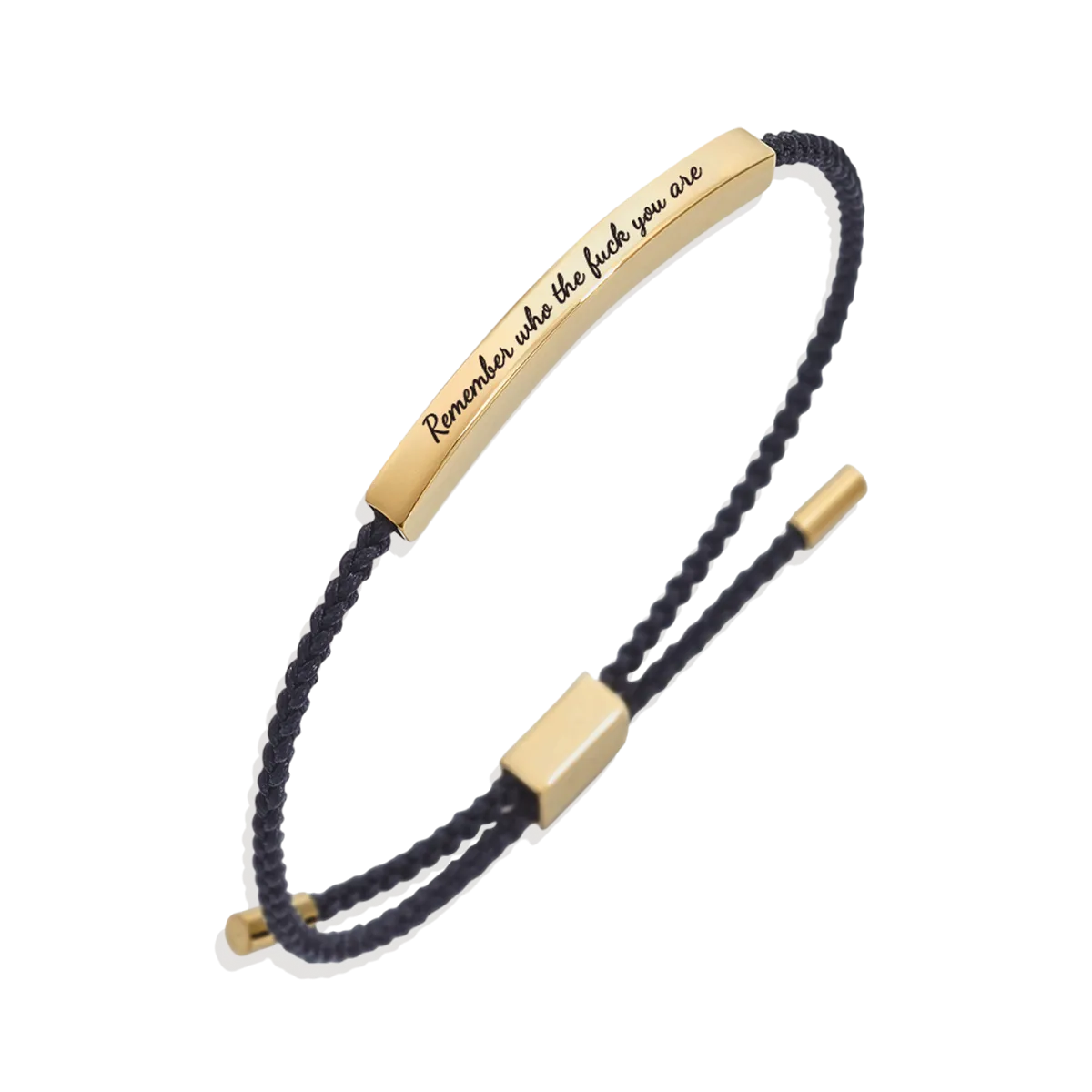 Remember Who the F♥ck You Are Tube Bracelet