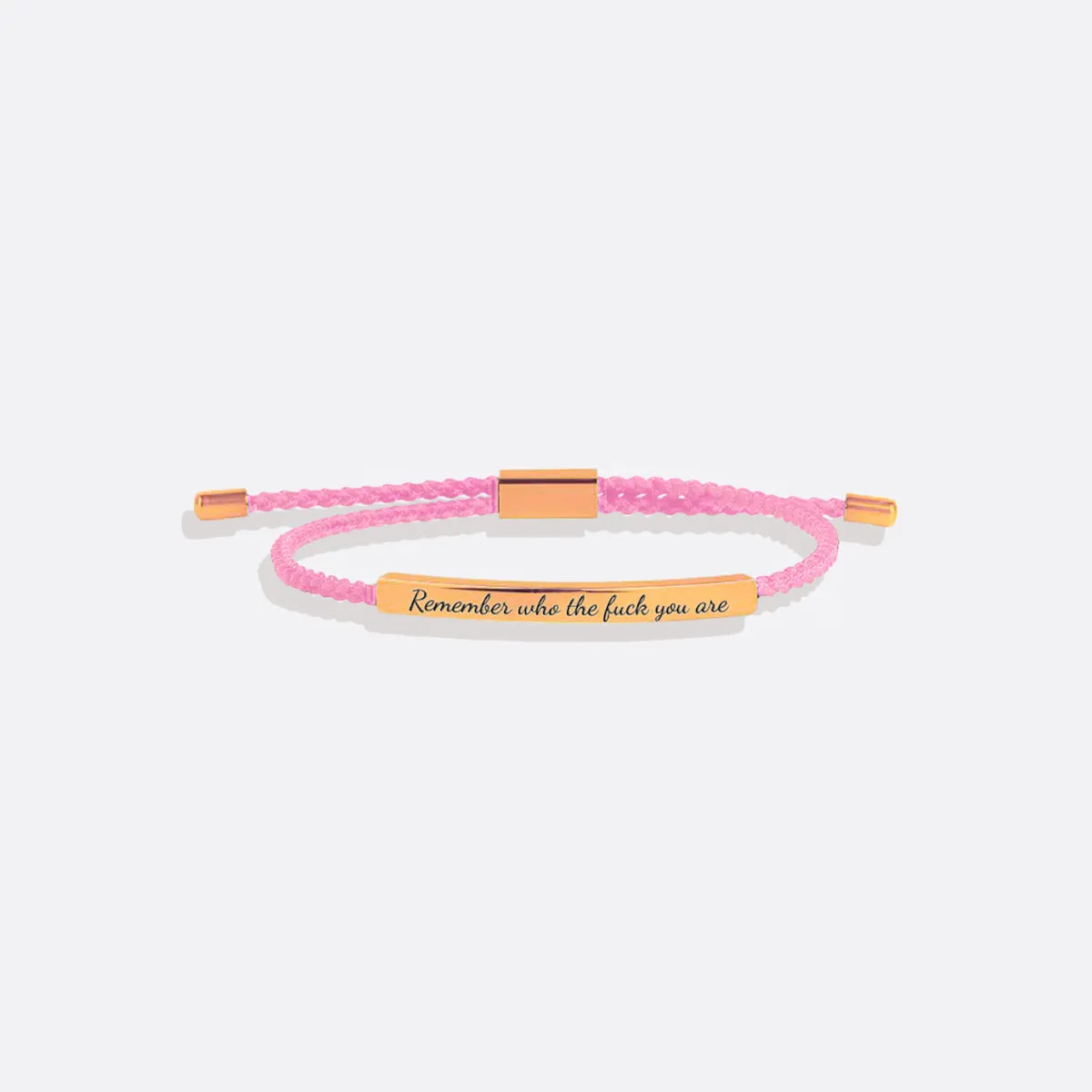 Remember Who the F♥ck You Are Tube Bracelet