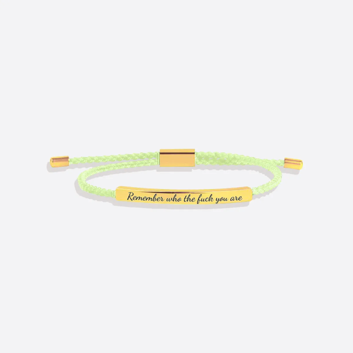 Remember Who the F♥ck You Are Tube Bracelet