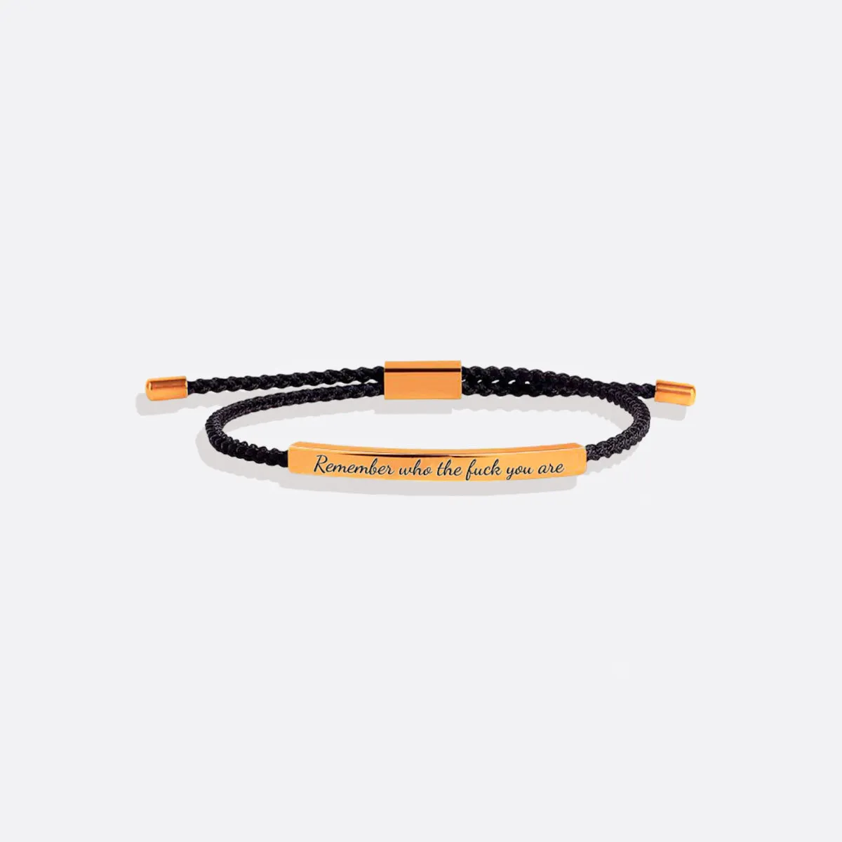 Remember Who the F♥ck You Are Tube Bracelet
