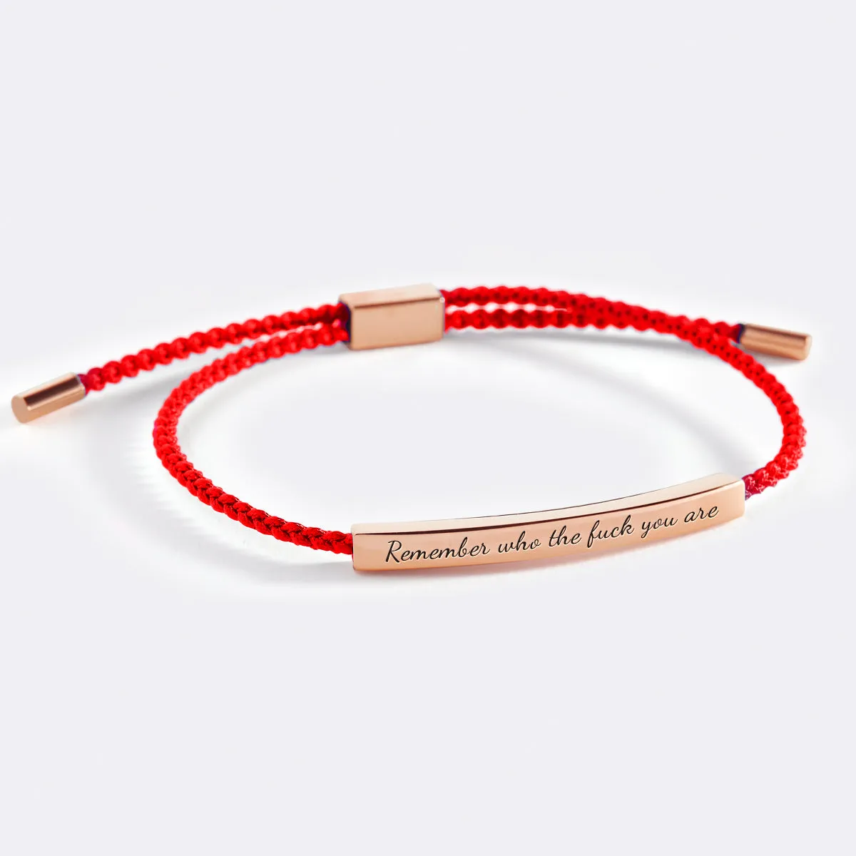 Remember Who the F♥ck You Are Tube Bracelet