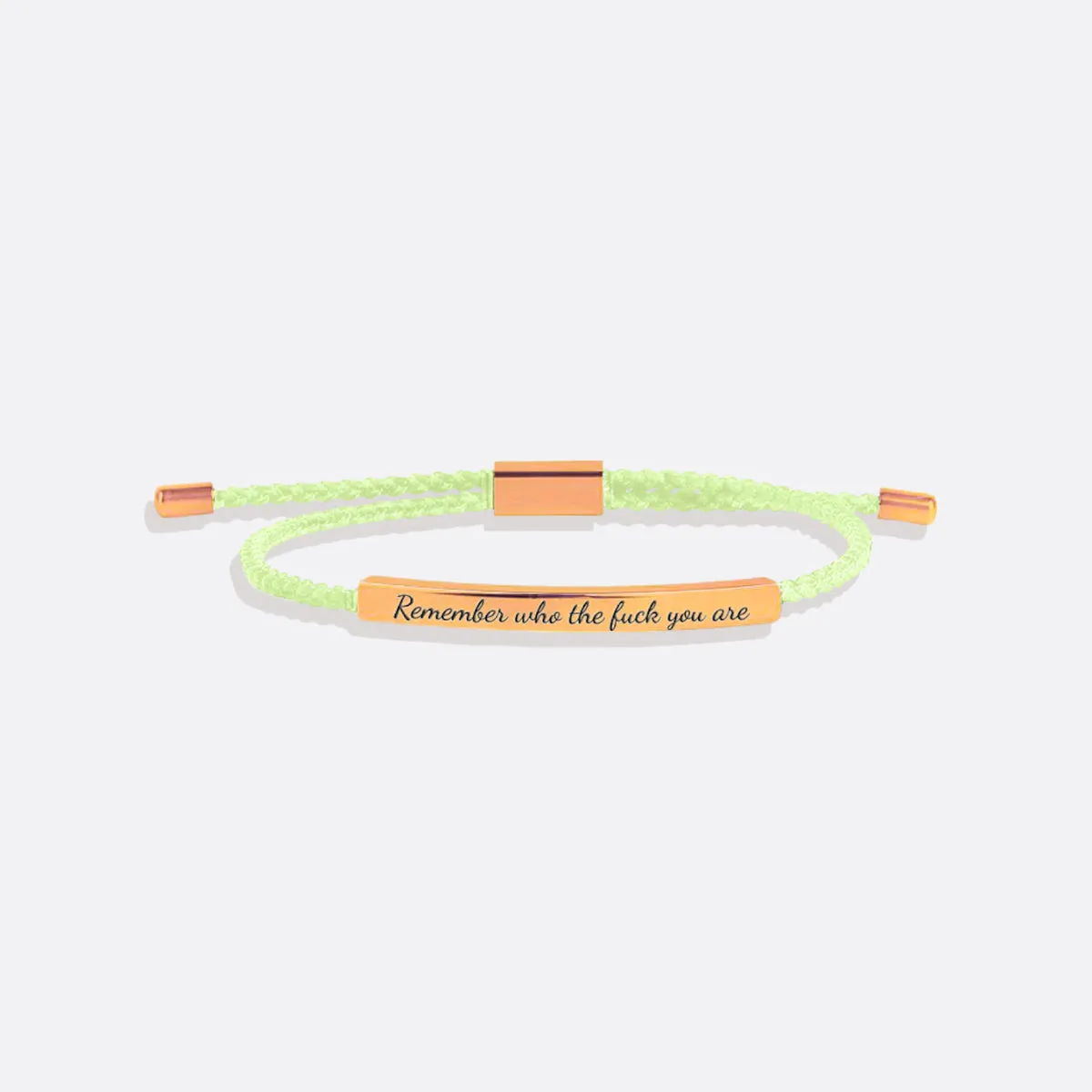 Remember Who the F♥ck You Are Tube Bracelet