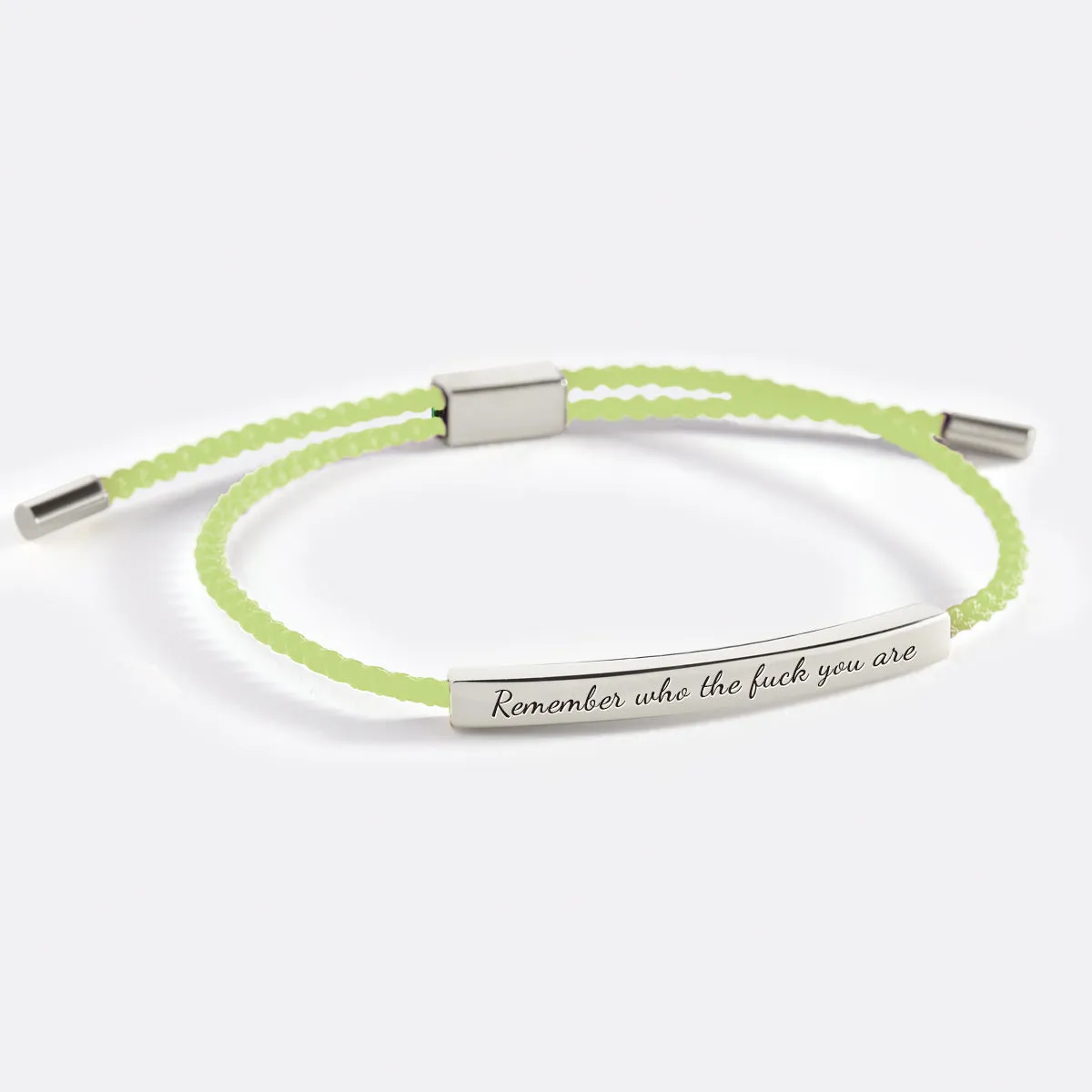 Remember Who the F♥ck You Are Tube Bracelet