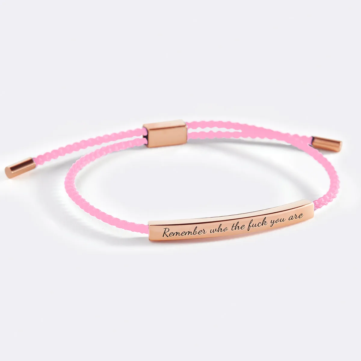 Remember Who the F♥ck You Are Tube Bracelet