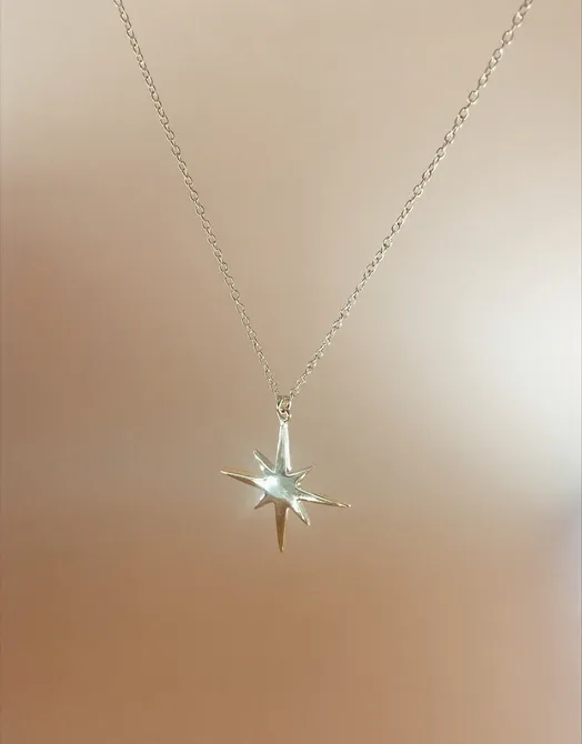 Star Pendant Necklace Duet