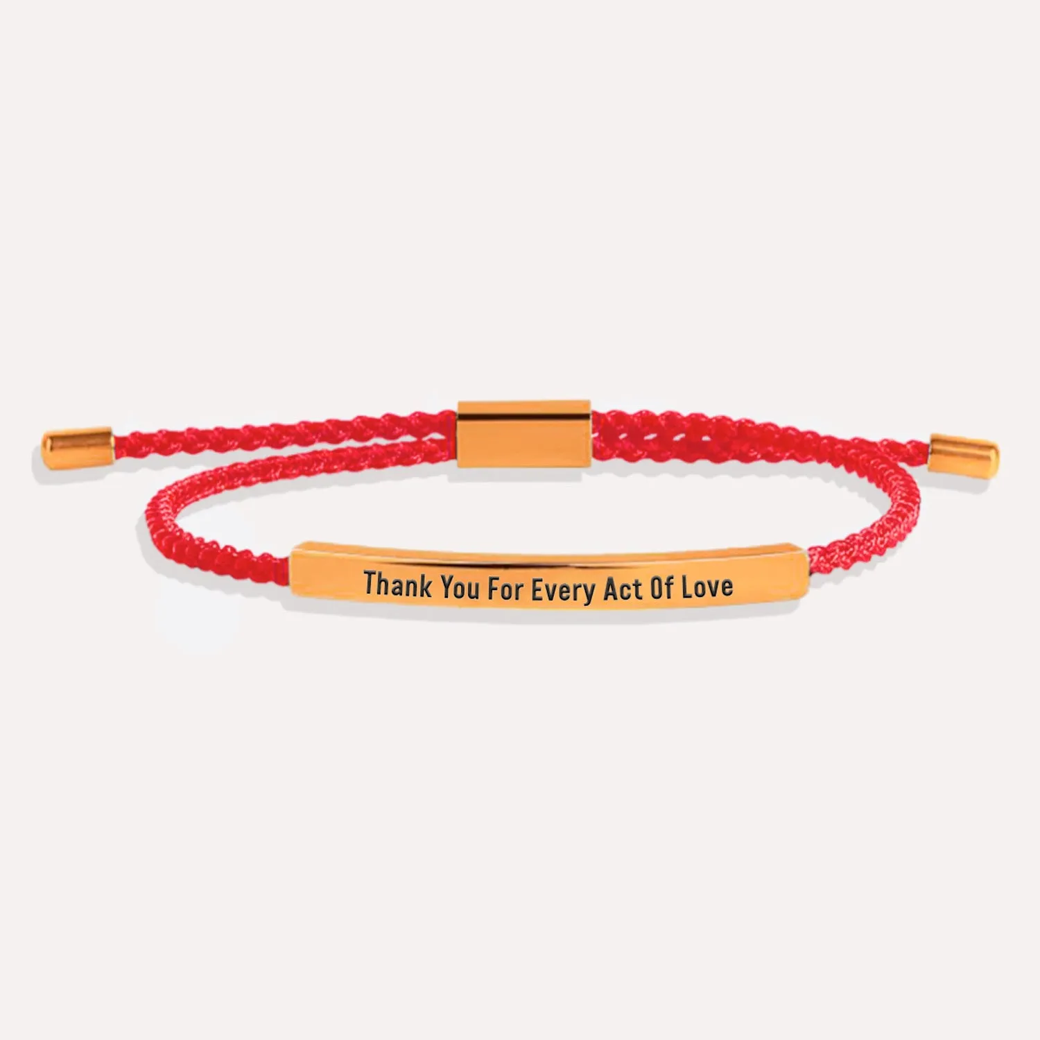 Thank You For Every Act Of Love Tube Bracelet