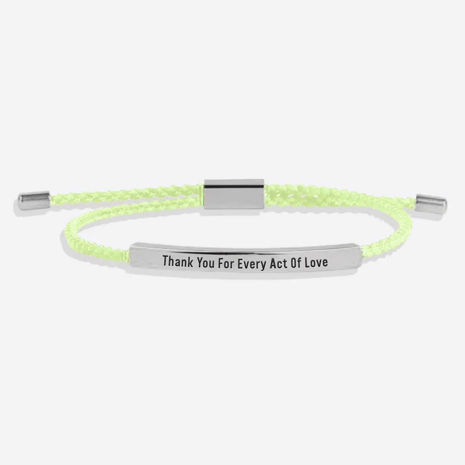 Thank You For Every Act Of Love Tube Bracelet