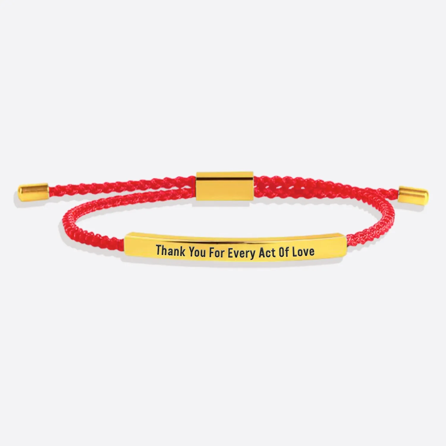 Thank You For Every Act Of Love Tube Bracelet